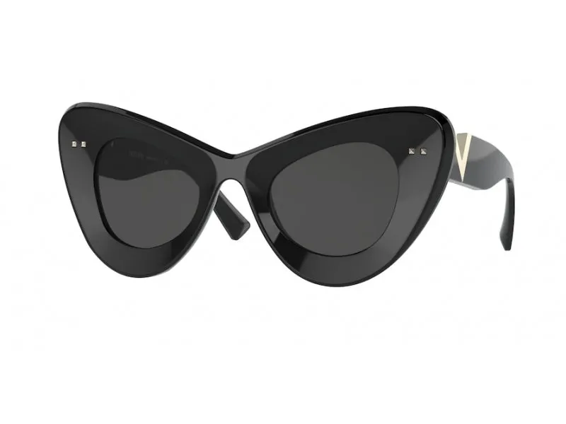 Valentino VA4090 500187 Occhiali da sole outlet Plastica Nero Grigio Cat Eye - immagine 1