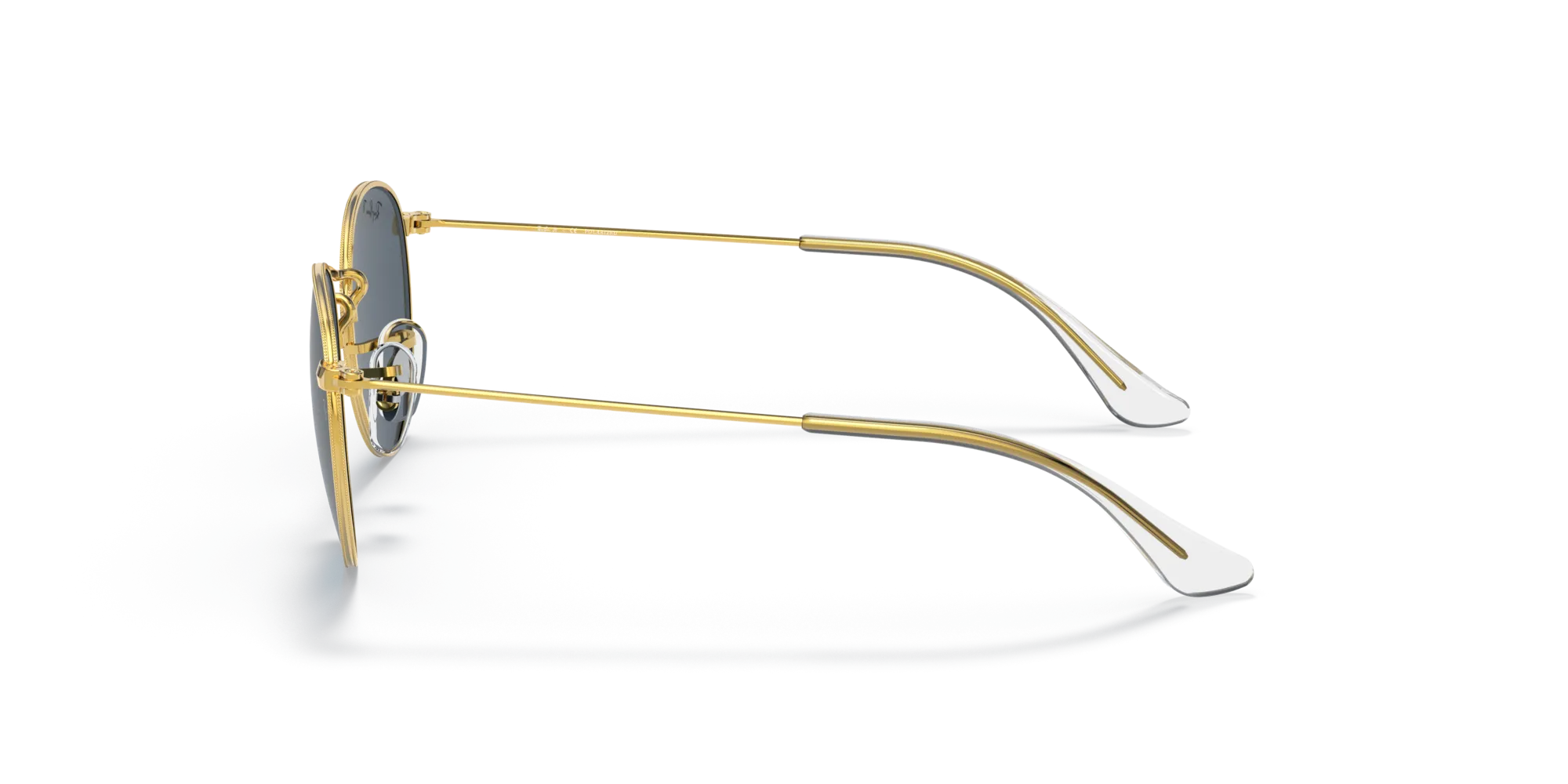 Ray - Ban RJ9547S JUNIOR ROUND 286/2V Occhiali da sole bambino Metallo Oro Blu Rotonda Polarizzata - immagine 4