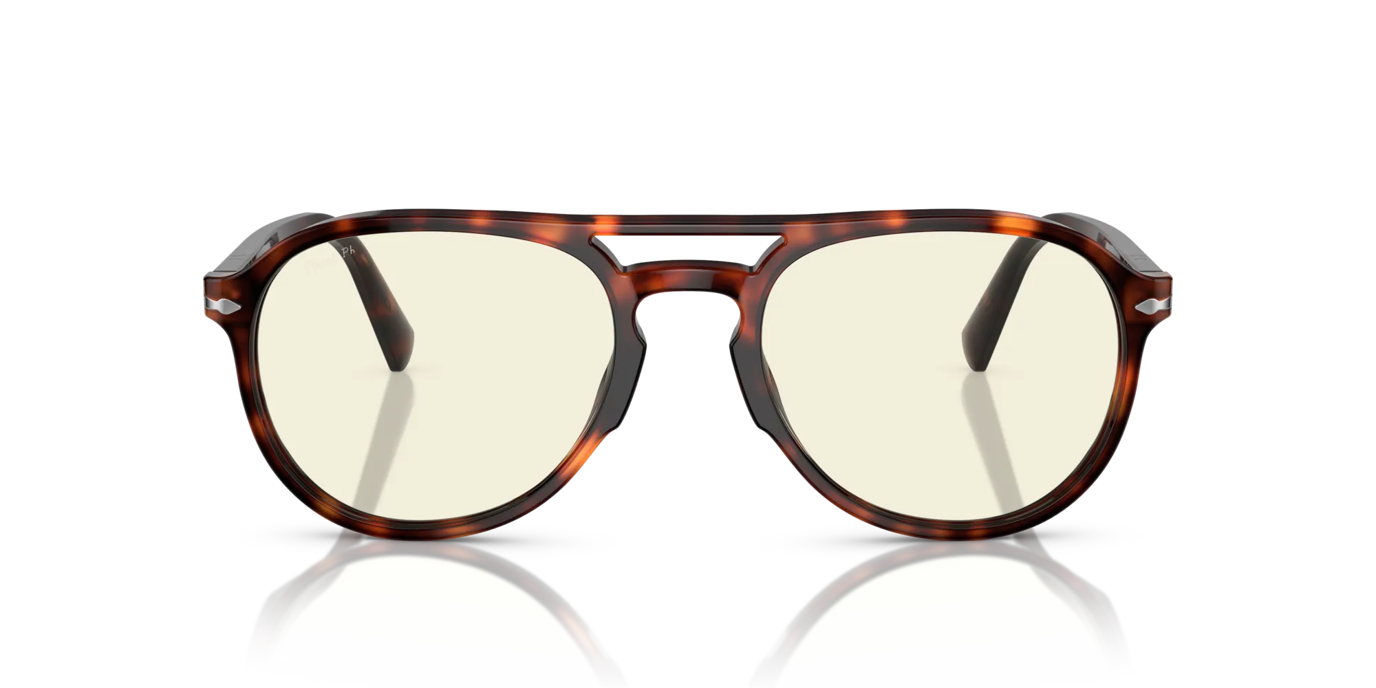 Persol PO3235S EL PROFESOR SERGIO 24/BL Occhiali da sole Acetato Tartaruga Grigio Pilot Fotocromatiche Fotocromatico - immagine 3