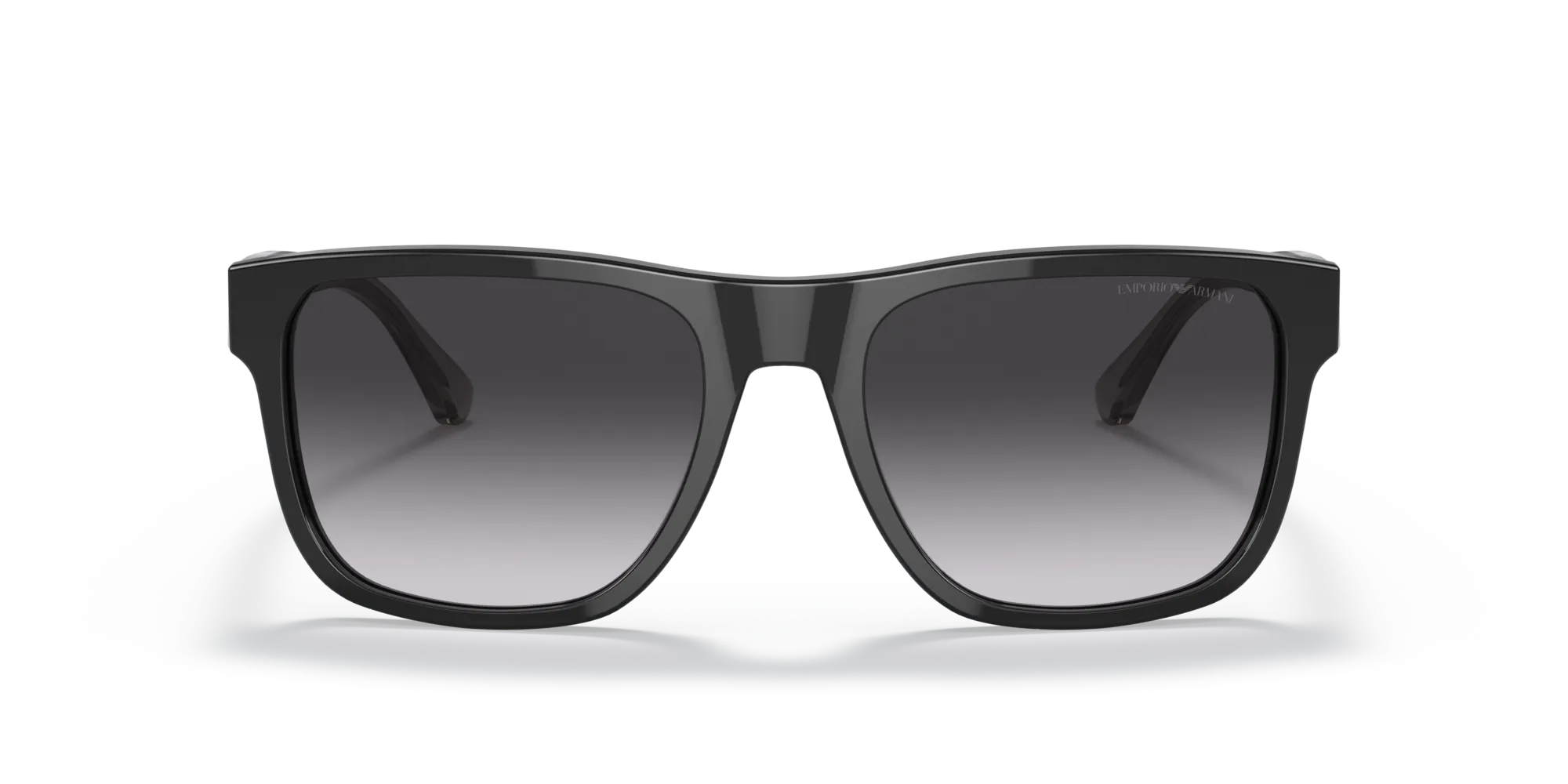 Emporio Armani EA4163 58758G Occhiali da sole Acetato Nero Grigio Pillow Normale Sfumato - immagine 3
