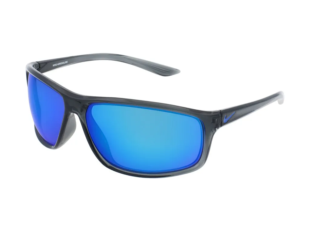 Nike NIKE ADRENALINE M EV1113 012 Occhiali da sole Plastica Grigio Blu Squadrata Specchiate - immagine 1