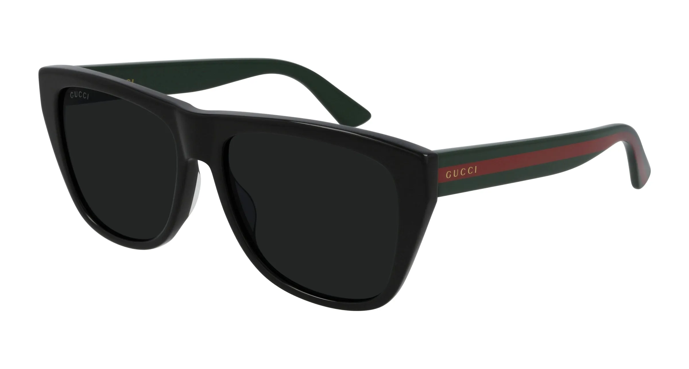 Gucci GG0926S 001 Occhiali da sole Acetato Nero Grigio Squadrata Normale - immagine 1