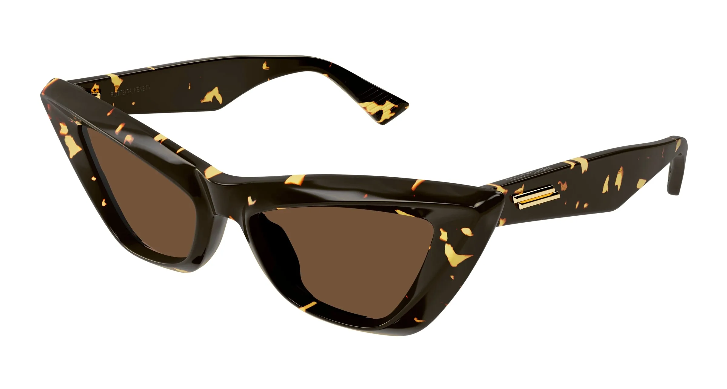 Bottega Veneta BV1101S 002 Occhiali da sole Acetato Havana Marrone Cat Eye - immagine 1