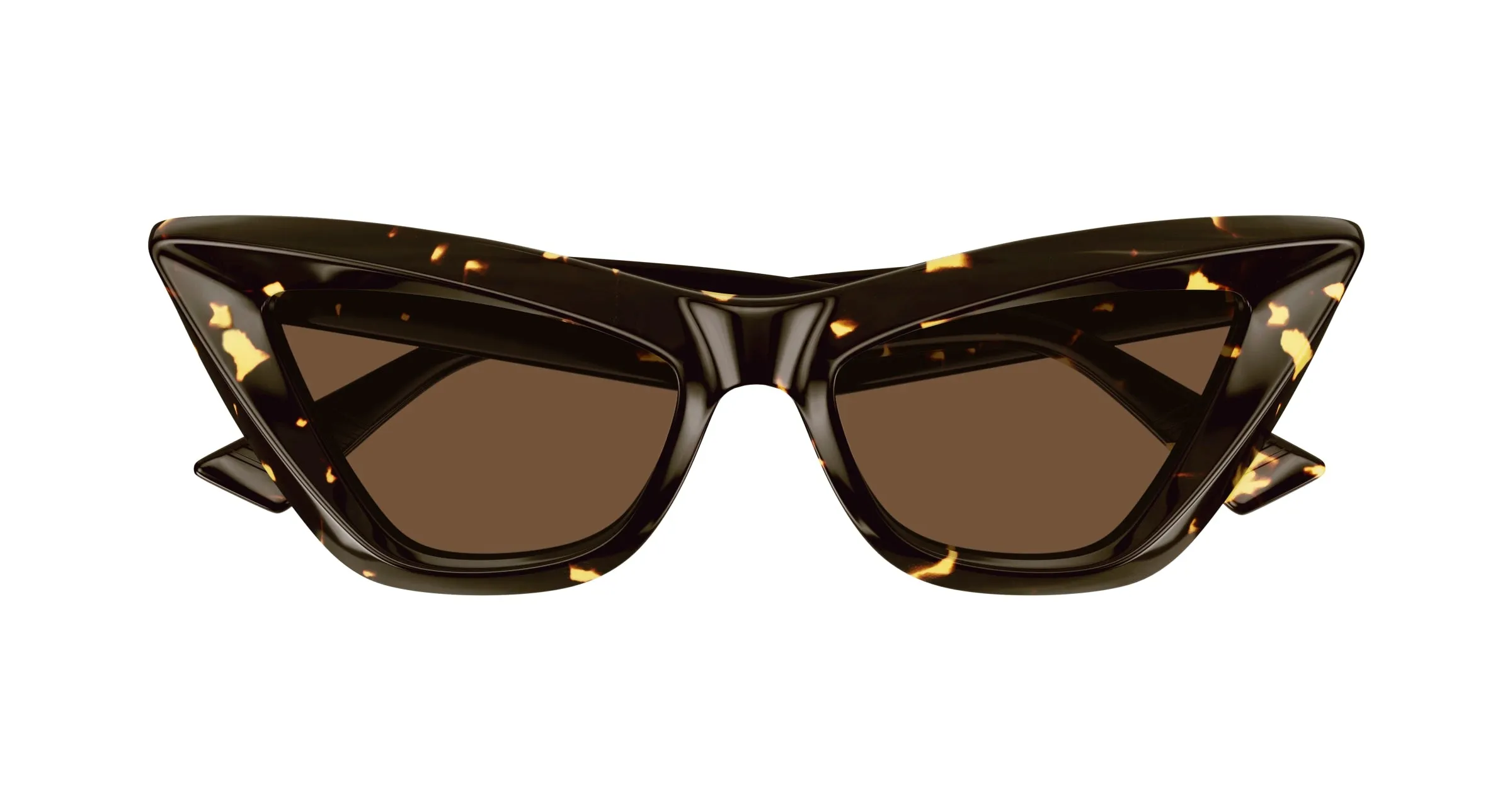 Bottega Veneta BV1101S 002 Occhiali da sole Acetato Havana Marrone Cat Eye - immagine 2