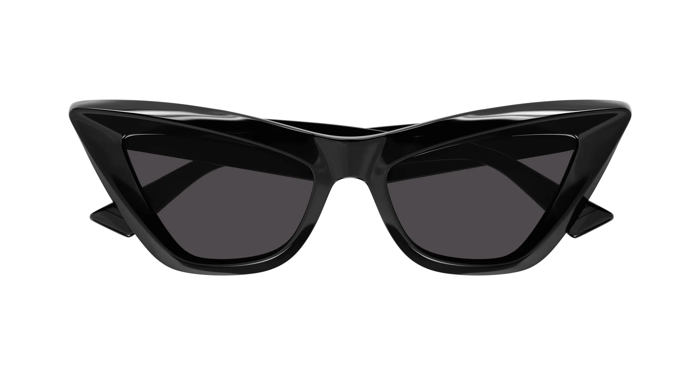 Bottega Veneta BV1101S 001 Occhiali da sole Acetato Nero Grigio Cat Eye Normale - immagine 3