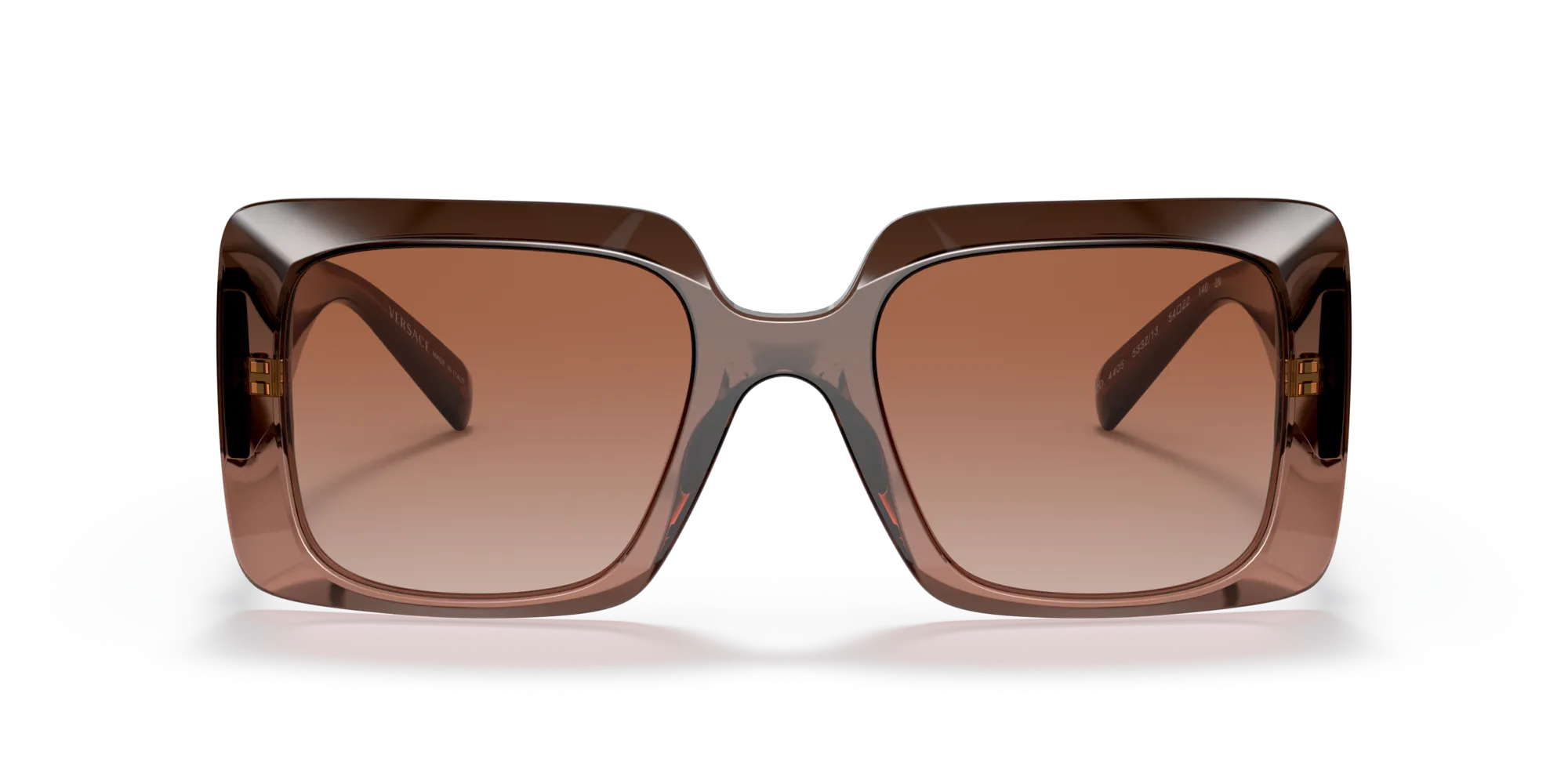 Versace VE4405 533213 Occhiali da sole Acetato Marrone Marrone Squadrata Normale Sfumato - immagine 3