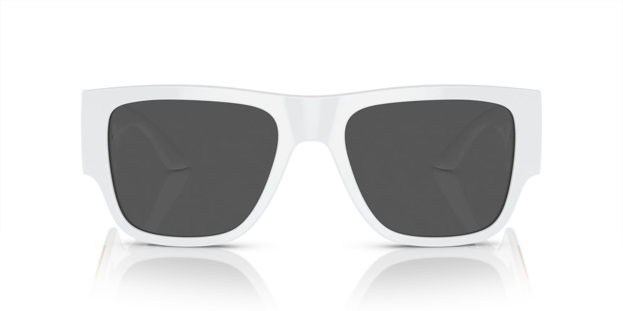 Versace VE4403 314/87 Occhiali da sole Acetato Bianco Grigio Squadrata Normale - immagine 3