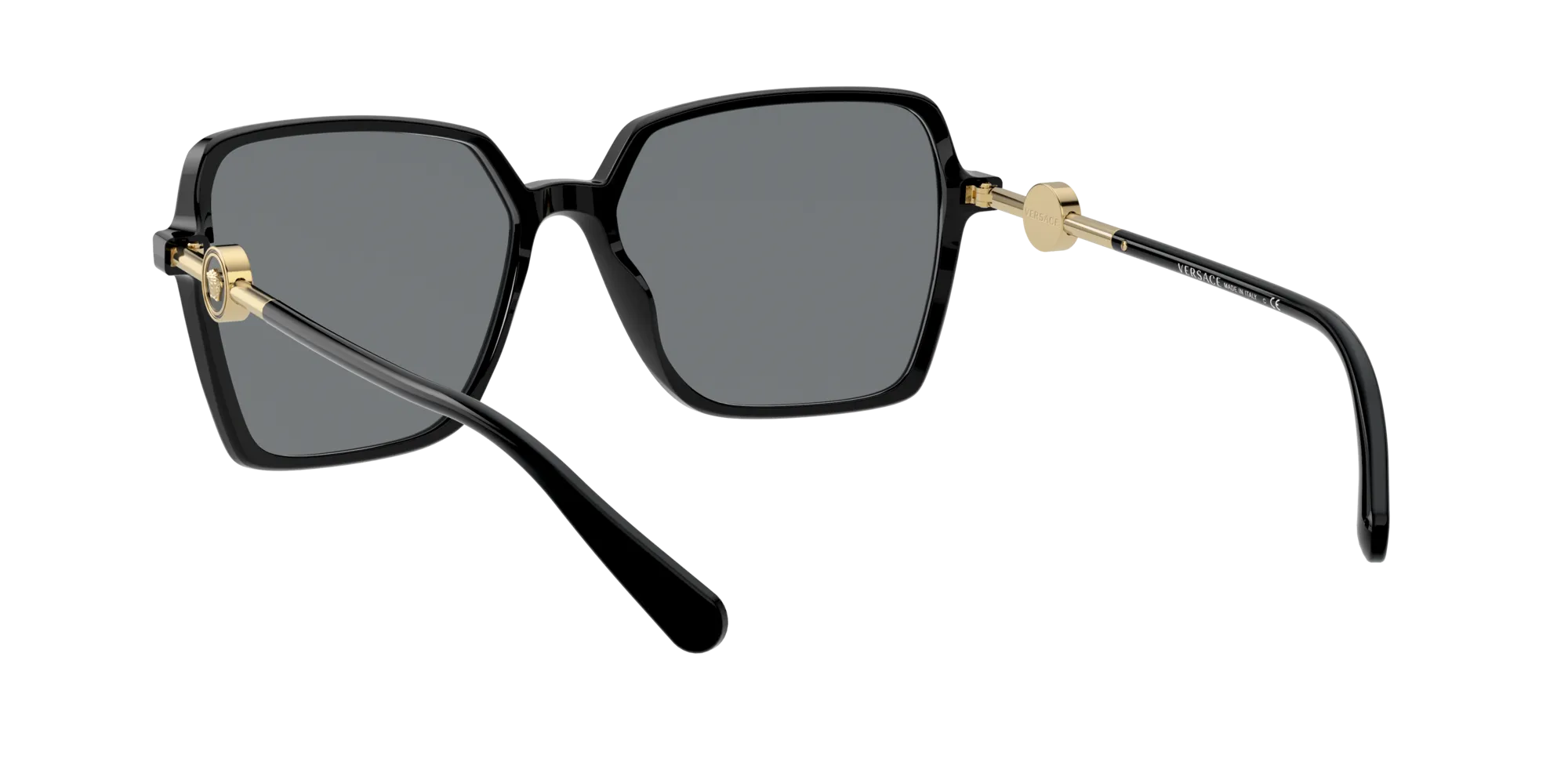Versace VE4396 GB1/87 Occhiali da sole Acetato Nero Grigio Squadrata Normale - immagine 4