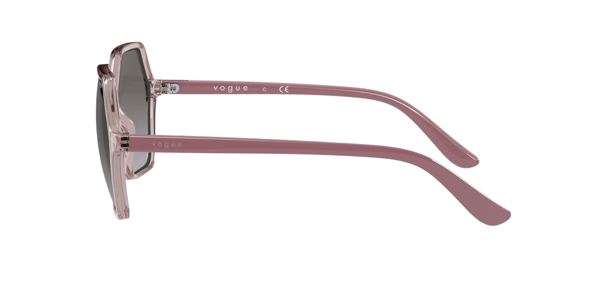 VOGUE EYEWEAR VO5361S 28288H Occhiali da sole Iniettato Rosa Viola Squadrata Normale Sfumato - immagine 3
