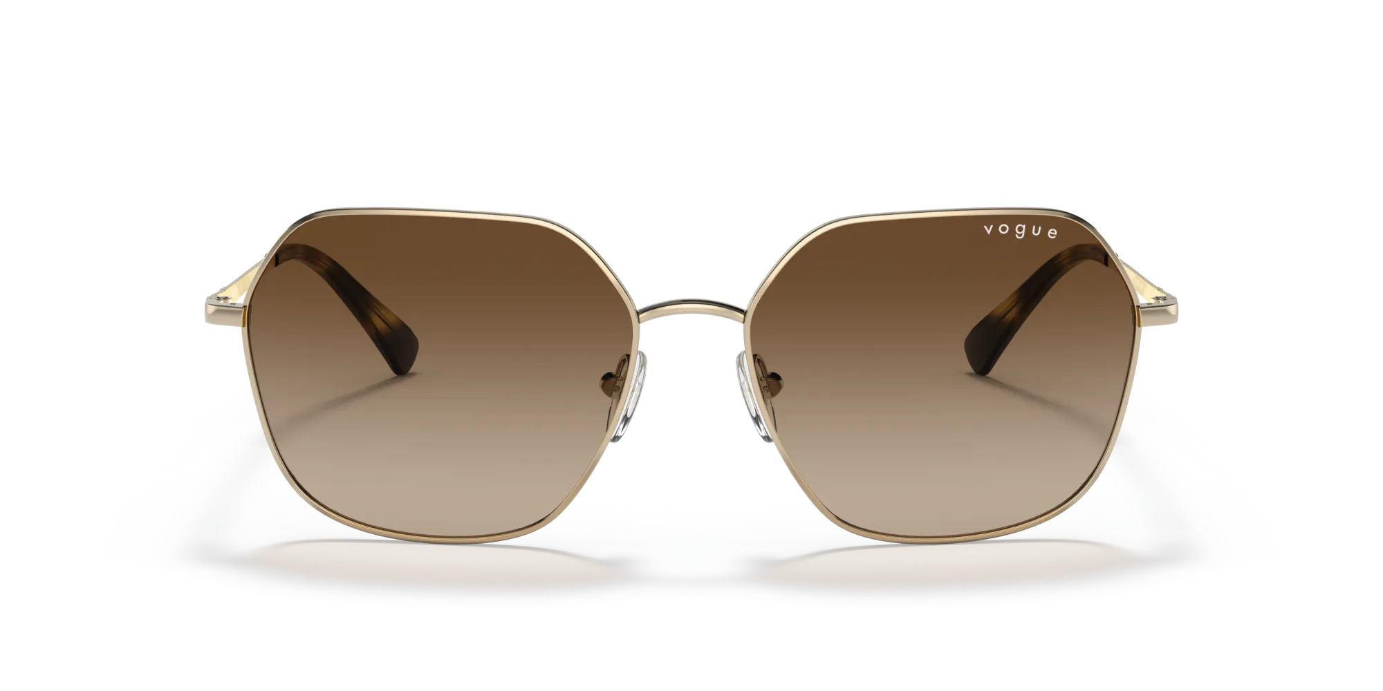 VOGUE EYEWEAR VO4198S 848/13 Occhiali da sole Metallo Oro Marrone Geometrica Normale Sfumato - immagine 3