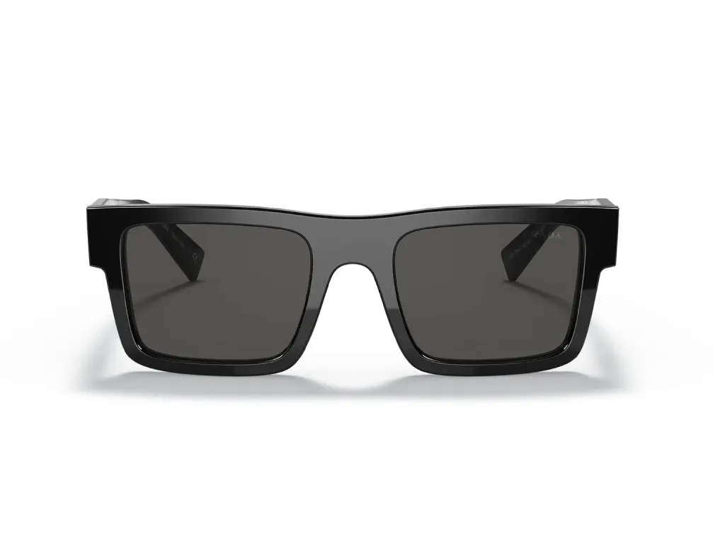 Prada PR 19WS 1AB5S0 Occhiali da sole Acetato Nero Grigio Squadrata Normale - immagine 4