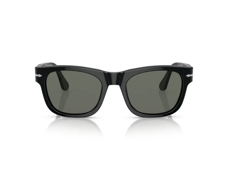 Persol PO3269S 95/58 Occhiali da sole Plastica Nero Verde Squadrata Polarizzata - immagine 2