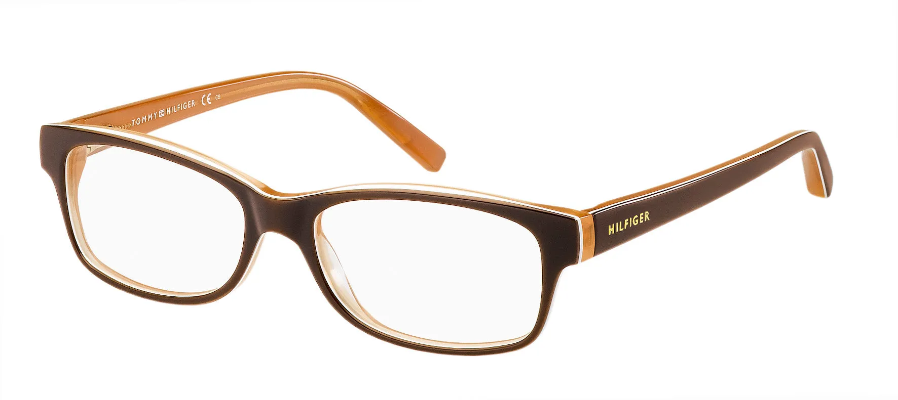 Tommy Hilfiger TH 1018 GYB Montature da vista Acetato Marrone Rotonda - immagine 1