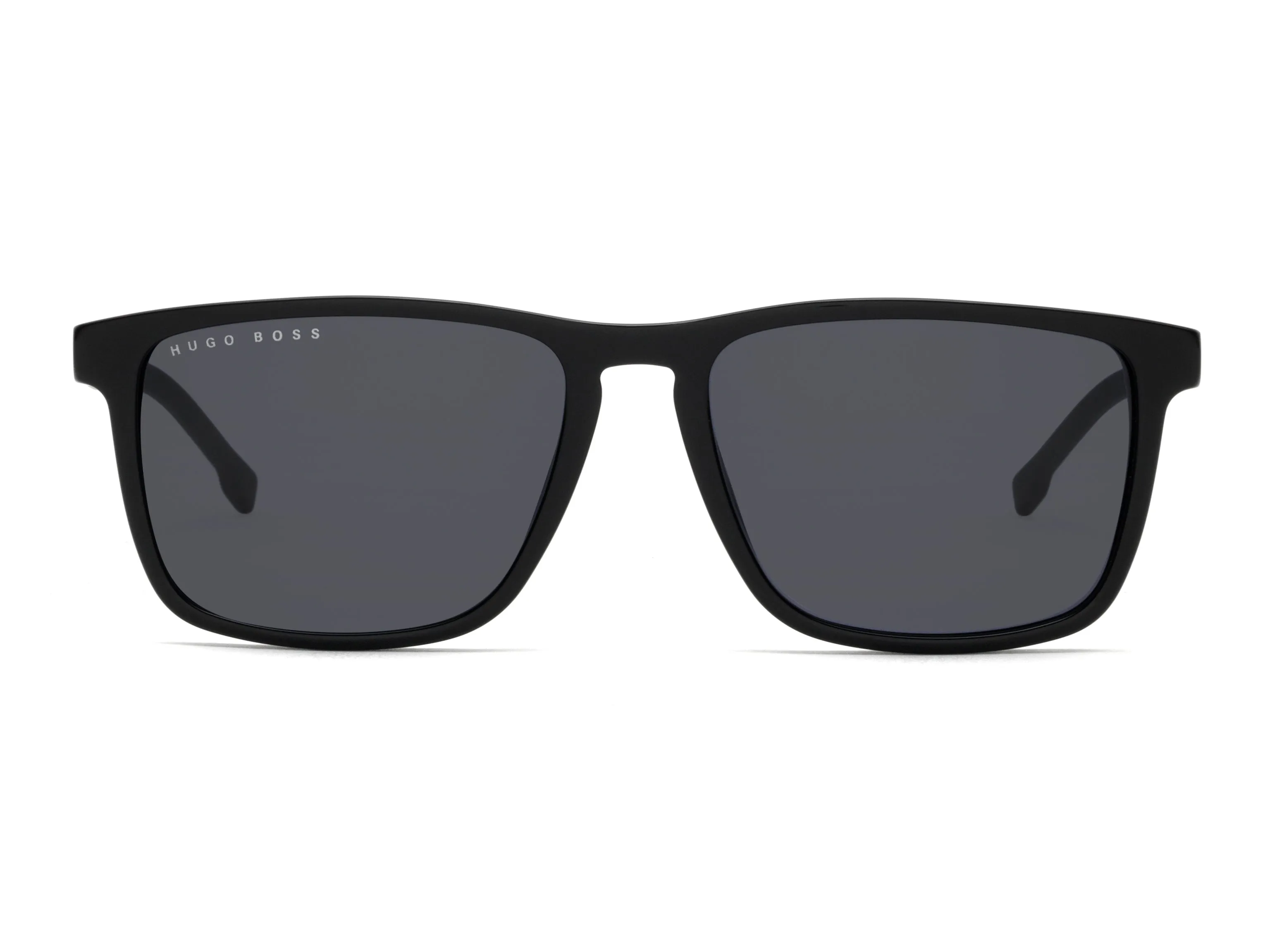 Hugo Boss BOSS 0921/S 807/IR Occhiali da sole Acetato Nero Grigio Squadrata - immagine 2