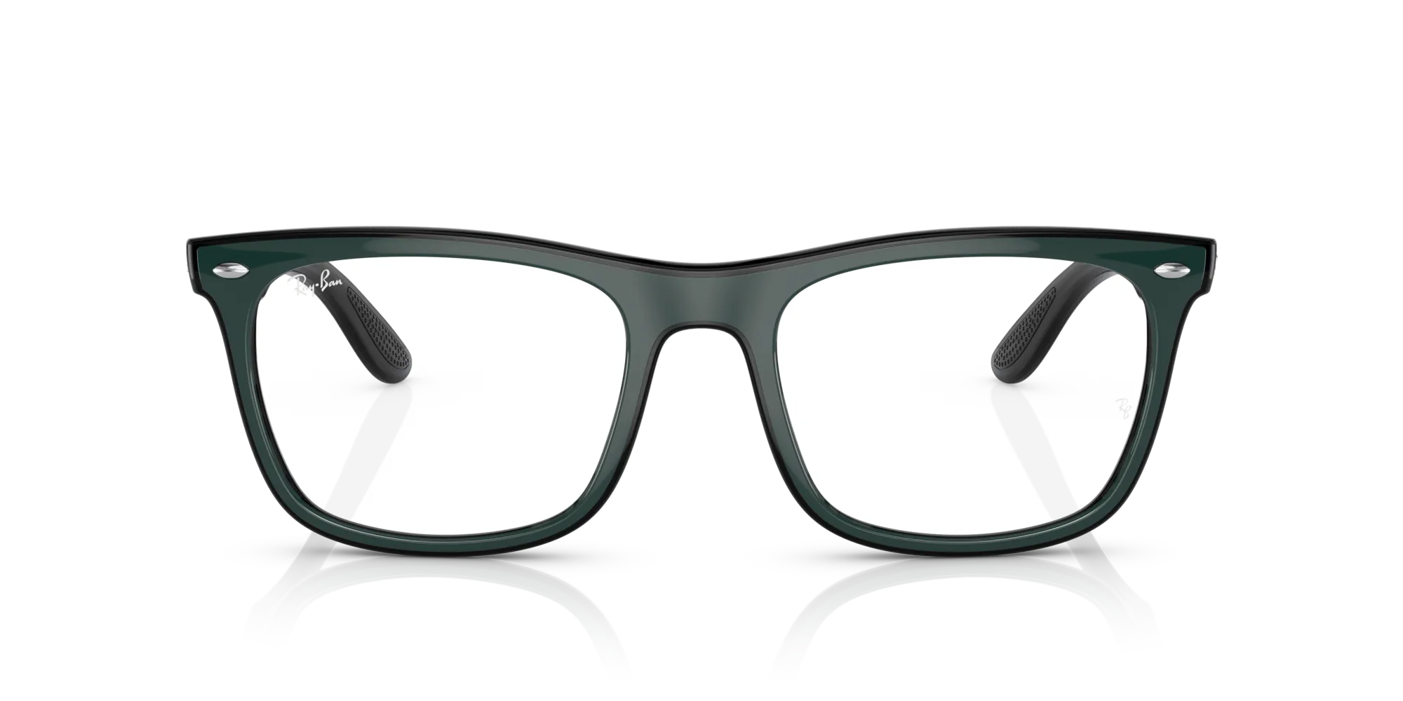 Ray - Ban RX7209 8214 Montature da vista Plastica Verde Squadrata - immagine 3