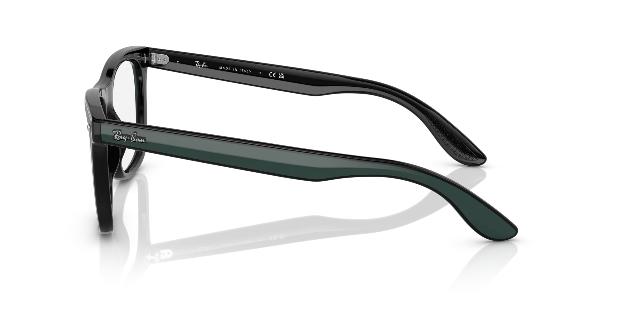 Ray - Ban RX7209 8214 Montature da vista Plastica Verde Squadrata - immagine 4