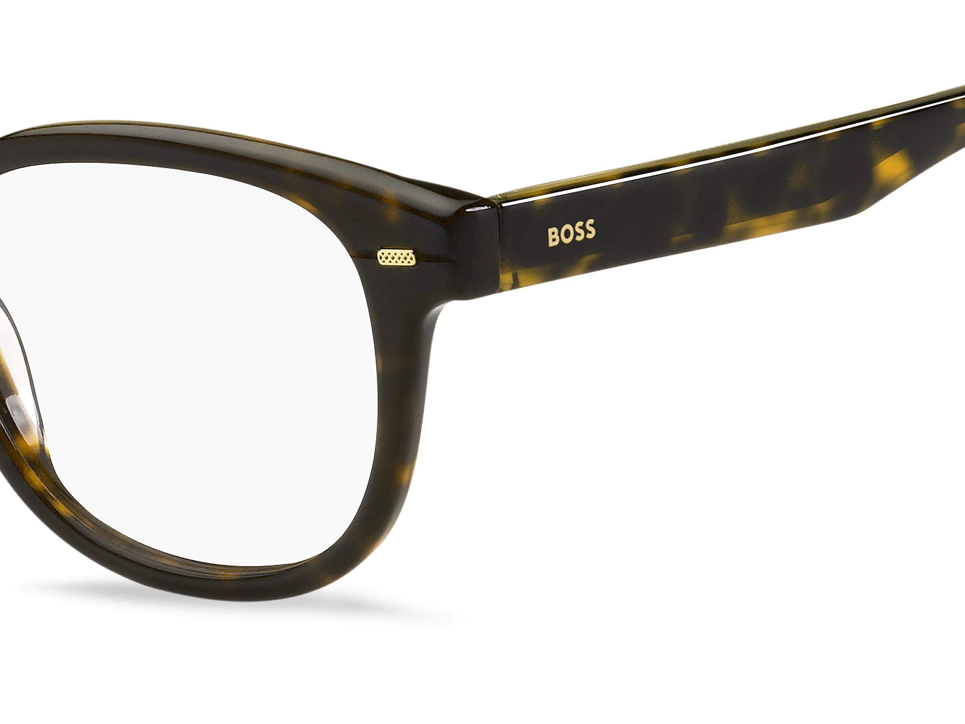 Hugo Boss BOSS 1384 086 Montature da vista Acetato Havana Squadrata - immagine 3