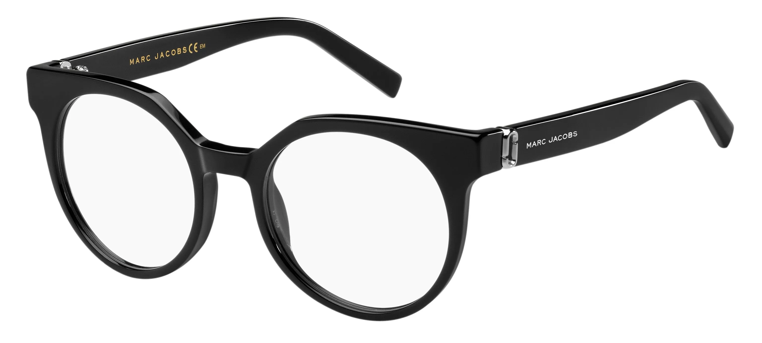 Marc Jacobs MARC 114 807 Montature da vista Acetato Nero Rotonda - immagine 1
