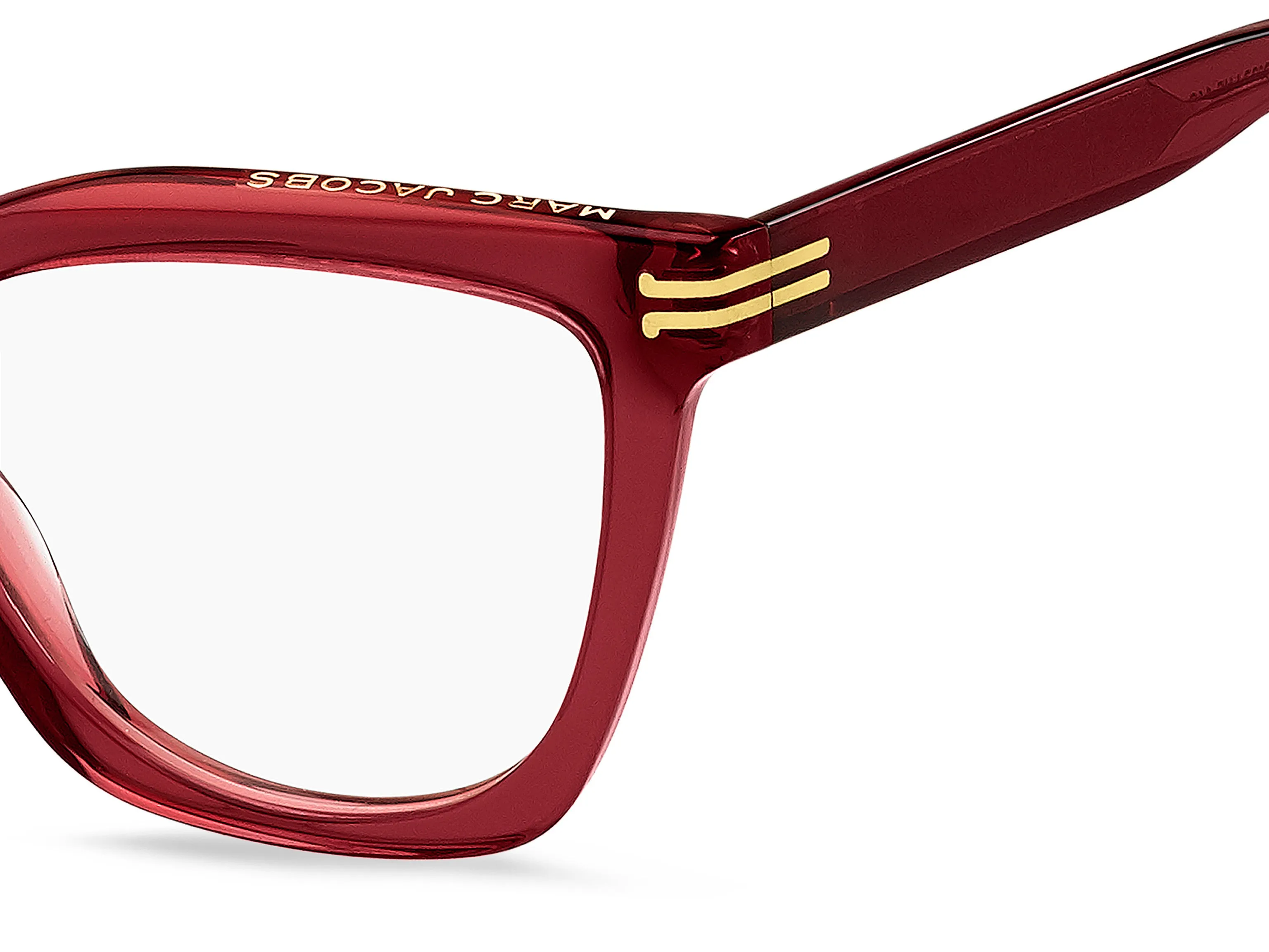 Marc Jacobs MJ 1033 LHF Montature da vista Acetato Bordeaux Squadrata - immagine 3