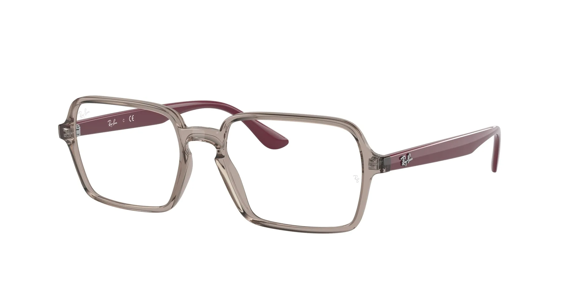 Ray - Ban RX7198 8083 Montature da vista Plastica Grigio Squadrata - immagine 1