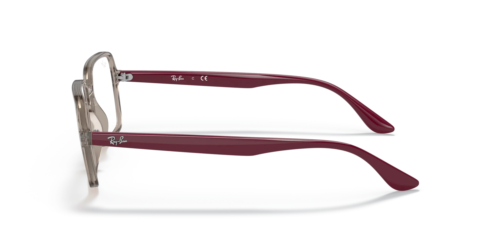Ray - Ban RX7198 8083 Montature da vista Plastica Grigio Squadrata - immagine 4