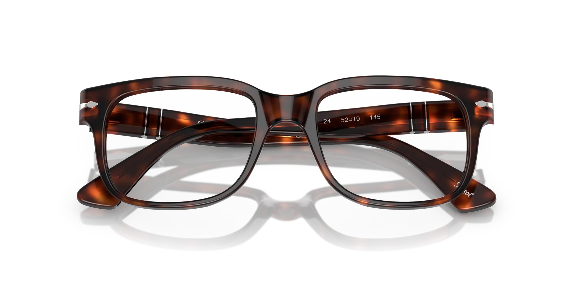 Persol PO3252V 24 Montature da vista Plastica Havana Squadrata - immagine 2