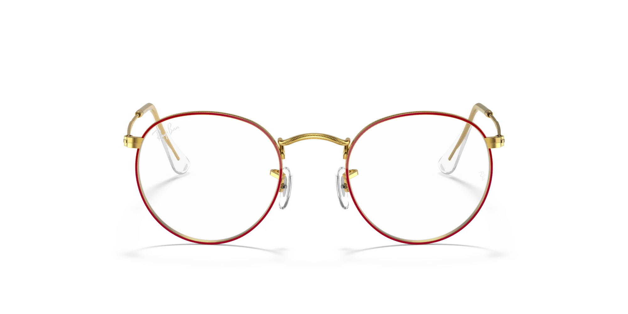 Ray - Ban RX3447V ROUND METAL 3106 Montature da vista Metallo Rosso Rotonda - immagine 3