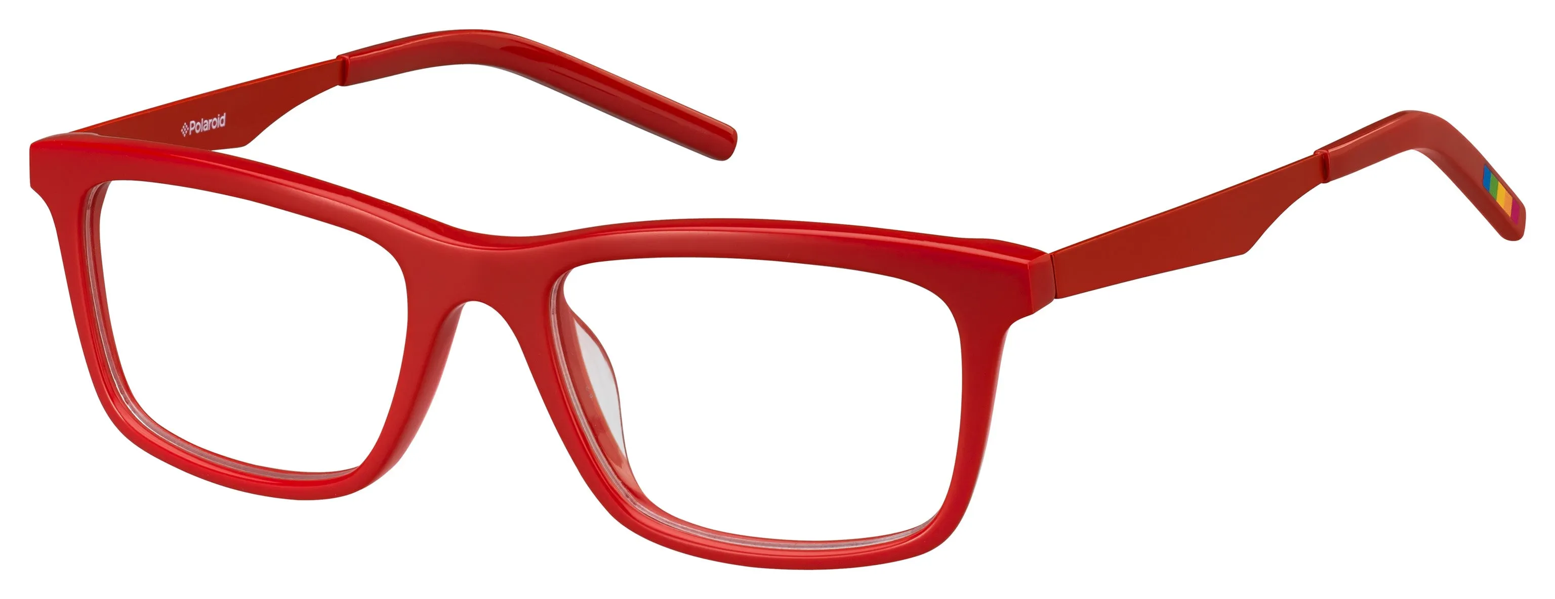 Polaroid PLD D804 ING/16 Montature da vista bambino Plastica Rosso Squadrata - immagine 1