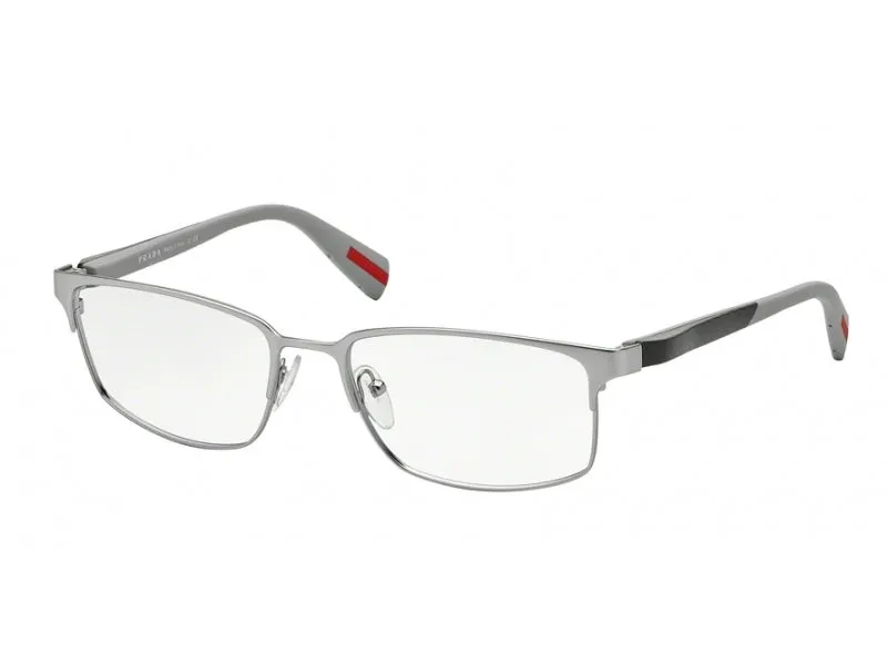 Prada Linea Rossa PS 50FV NETEX TIH1O1 Montature da vista outlet Metallo Grigio Squadrata - immagine 1