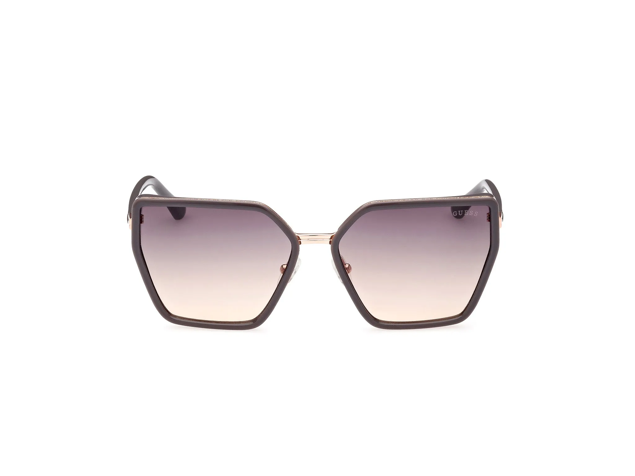 Guess GU7871 20B Occhiali da sole Iniettato Grigio Grigio Farfalla Normale Sfumato - immagine 2