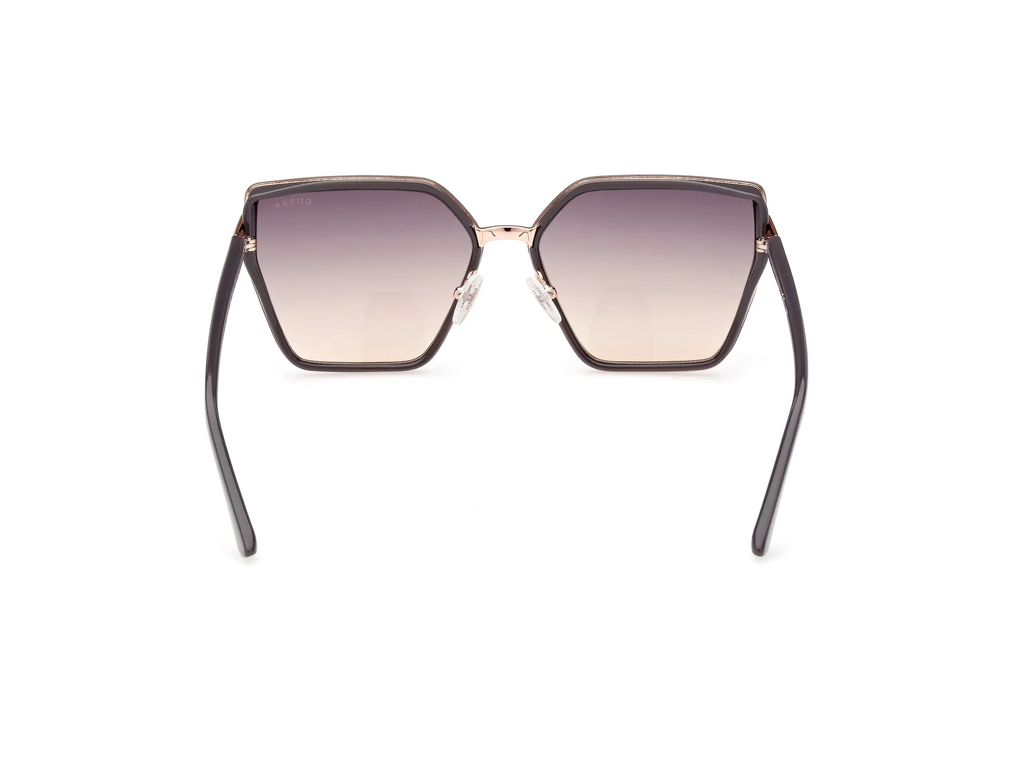Guess GU7871 20B Occhiali da sole Iniettato Grigio Grigio Farfalla Normale Sfumato - immagine 4
