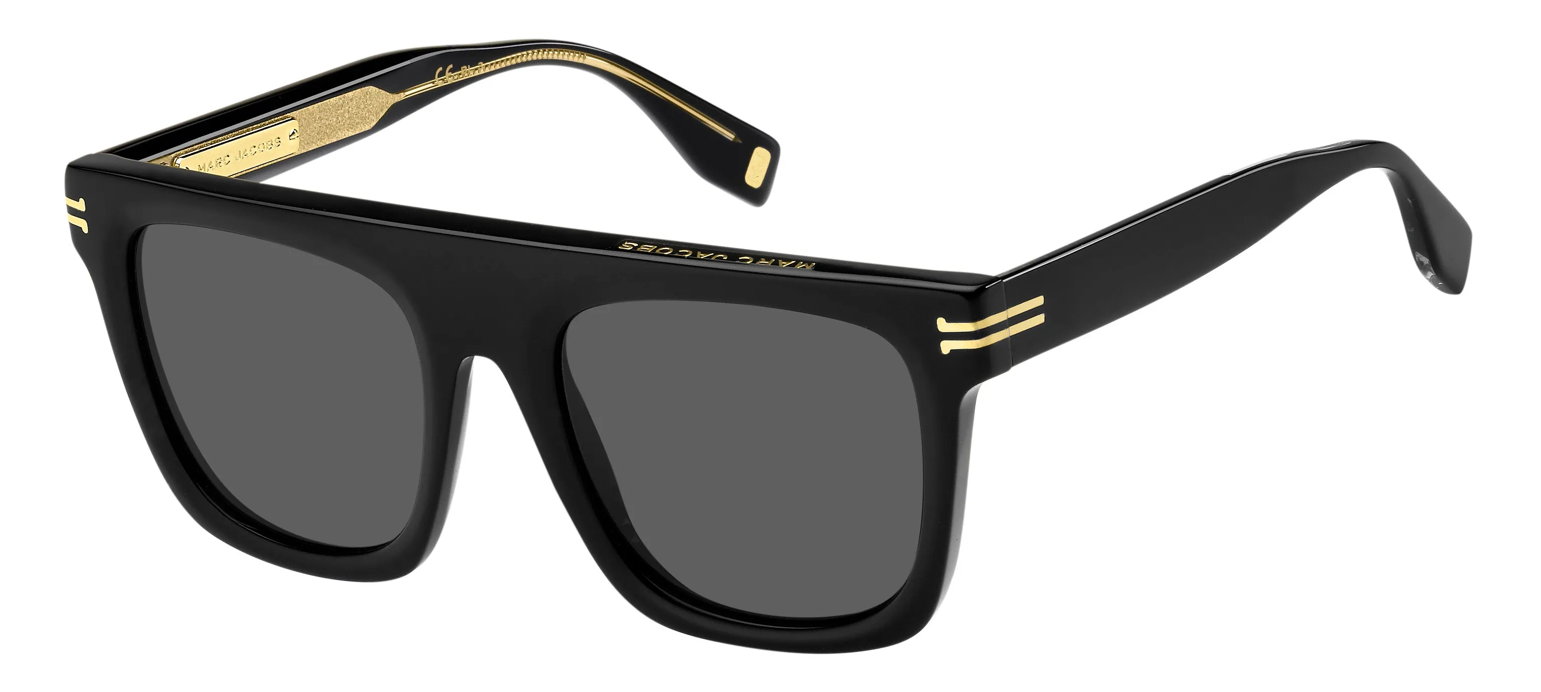 Marc Jacobs MJ 1044/S 807/IR Occhiali da sole Acetato Nero Grigio Squadrata Normale - immagine 1
