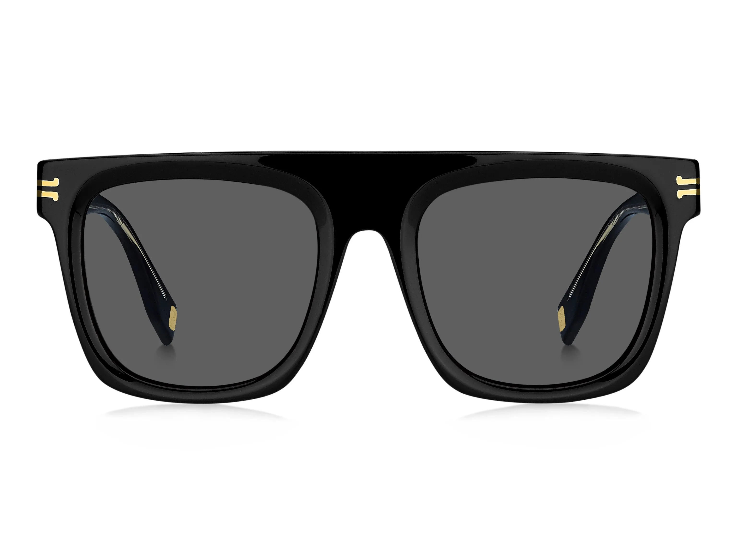 Marc Jacobs MJ 1044/S 807/IR Occhiali da sole Acetato Nero Grigio Squadrata Normale - immagine 2