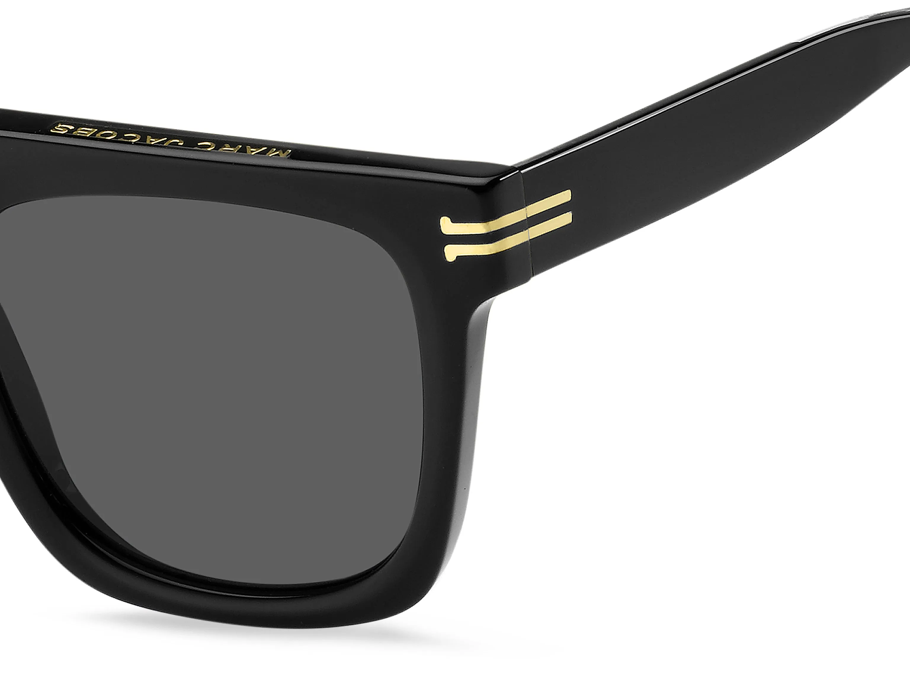 Marc Jacobs MJ 1044/S 807/IR Occhiali da sole Acetato Nero Grigio Squadrata Normale - immagine 3