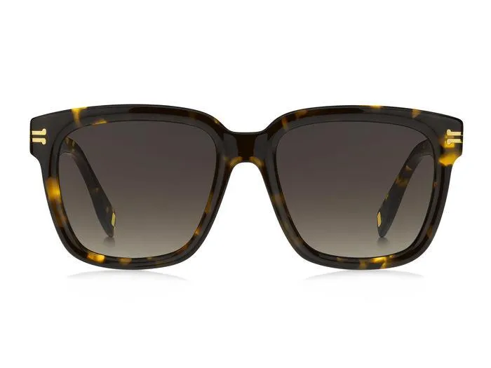 Marc Jacobs MJ 1035/S 086/HA Occhiali da sole Acetato Havana Marrone Squadrata Normale Sfumato - immagine 2