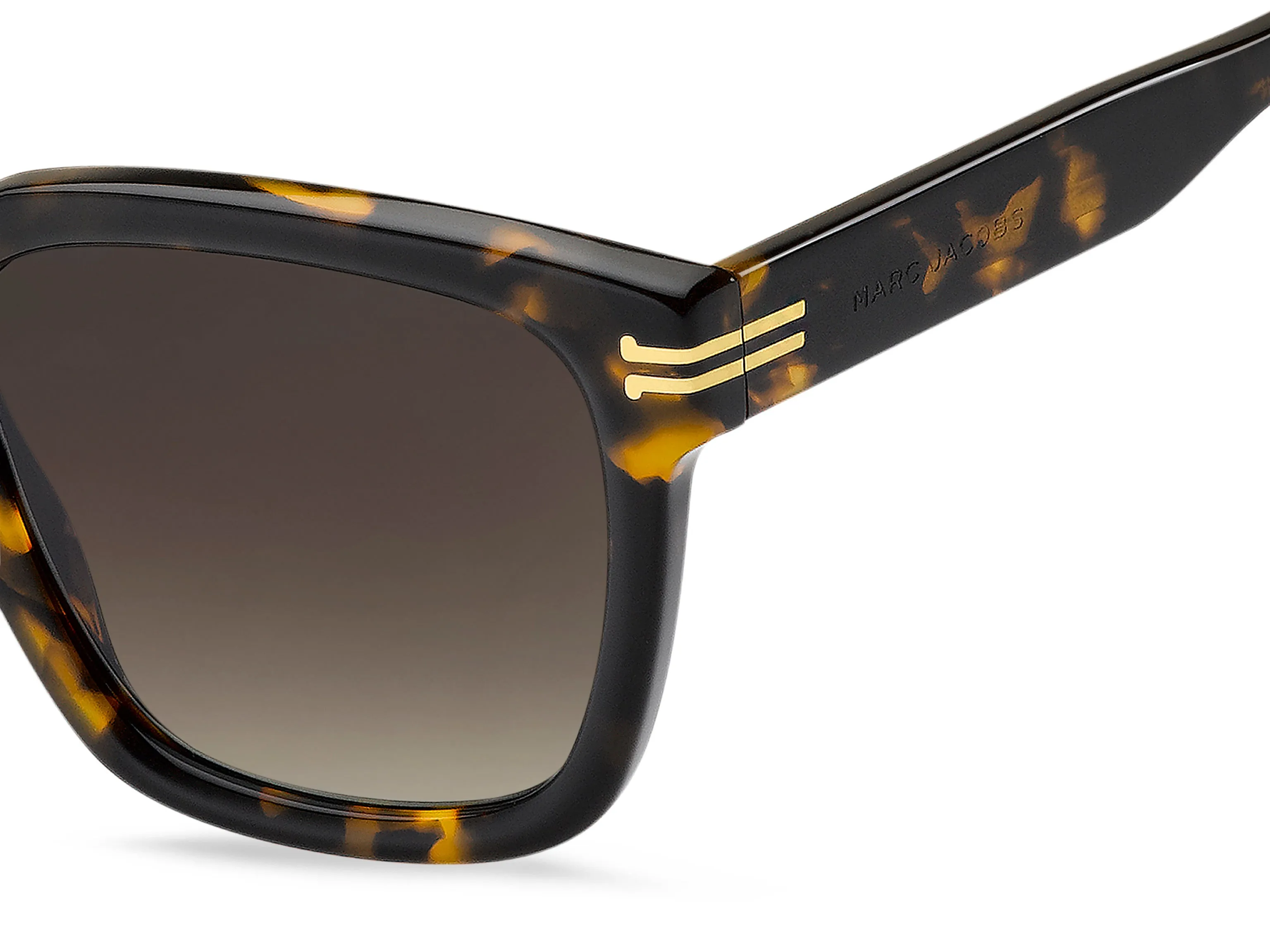 Marc Jacobs MJ 1035/S 086/HA Occhiali da sole Acetato Havana Marrone Squadrata Normale Sfumato - immagine 4