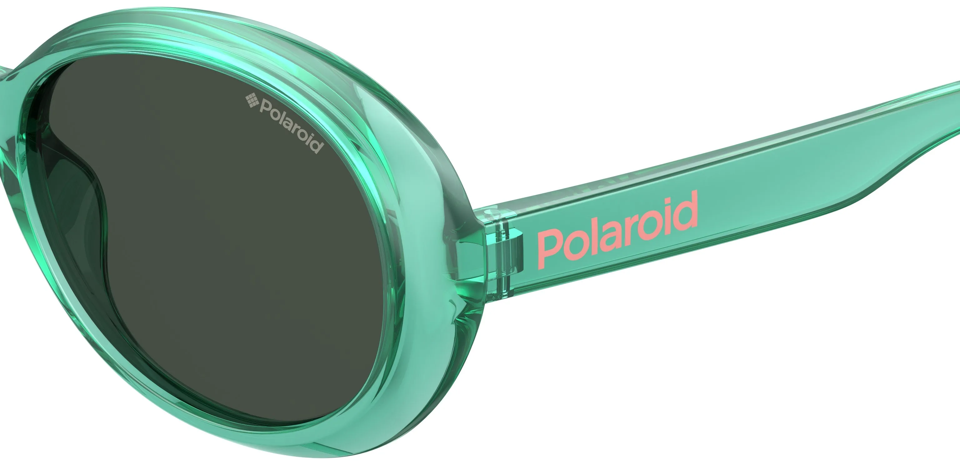 Polaroid PLD 8033/S 1ED/M9 Occhiali da sole bambino Plastica Verde Grigio Rotonda Polarizzata - immagine 3