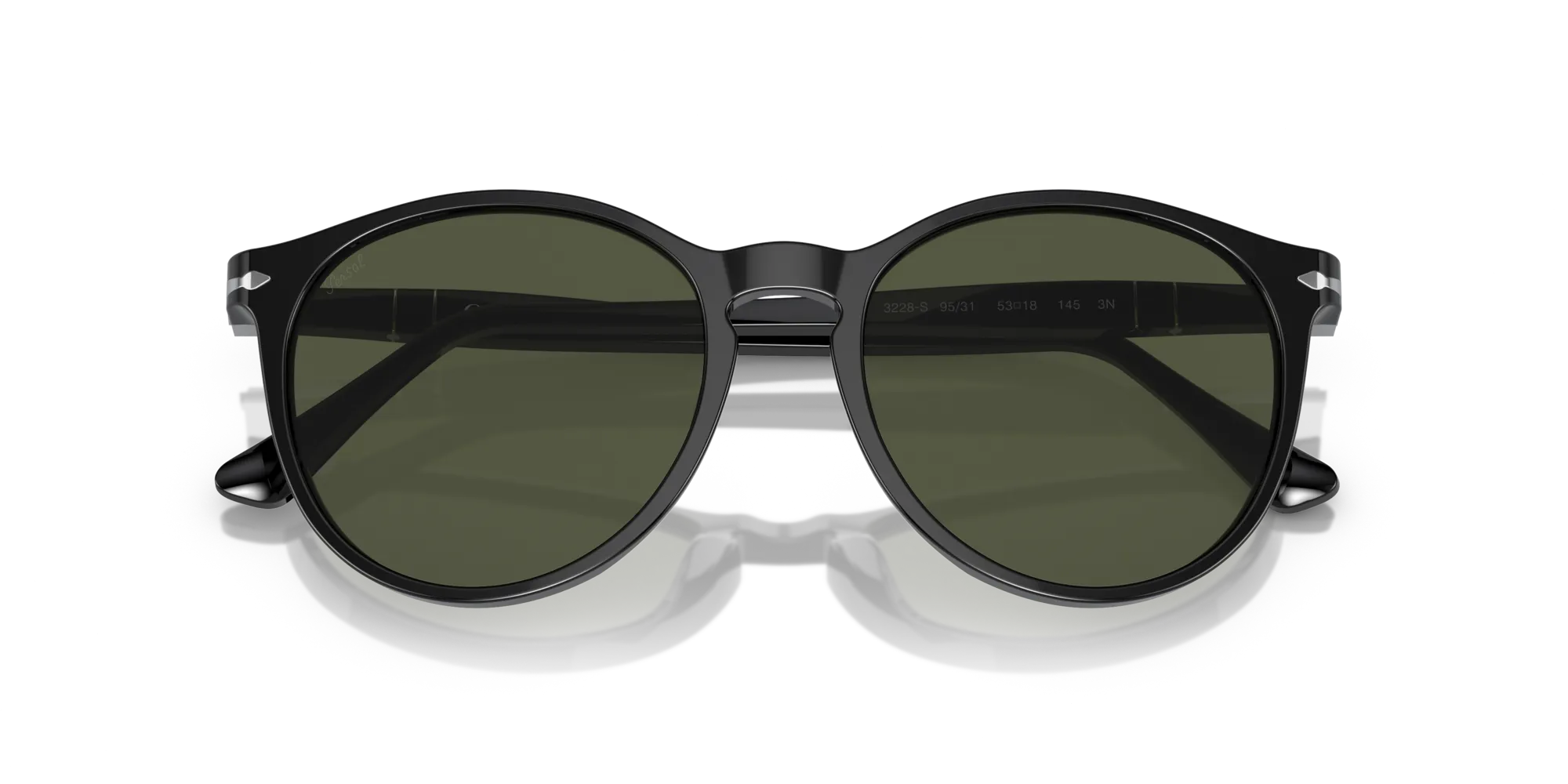 Persol PO3228S 95/31 Occhiali da sole Plastica Nero Pantos Normale - immagine 2