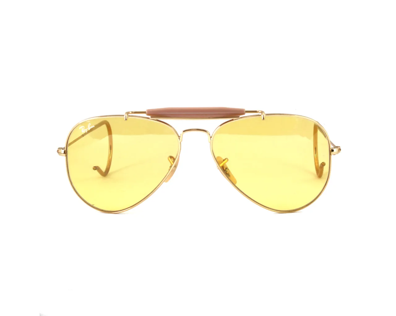 Ray - Ban RB3030 OUTDOORSMAN AMBERMATIC Yellow Occhiali da sole Metallo Oro Giallo Pilot Fotocromatiche - immagine 2