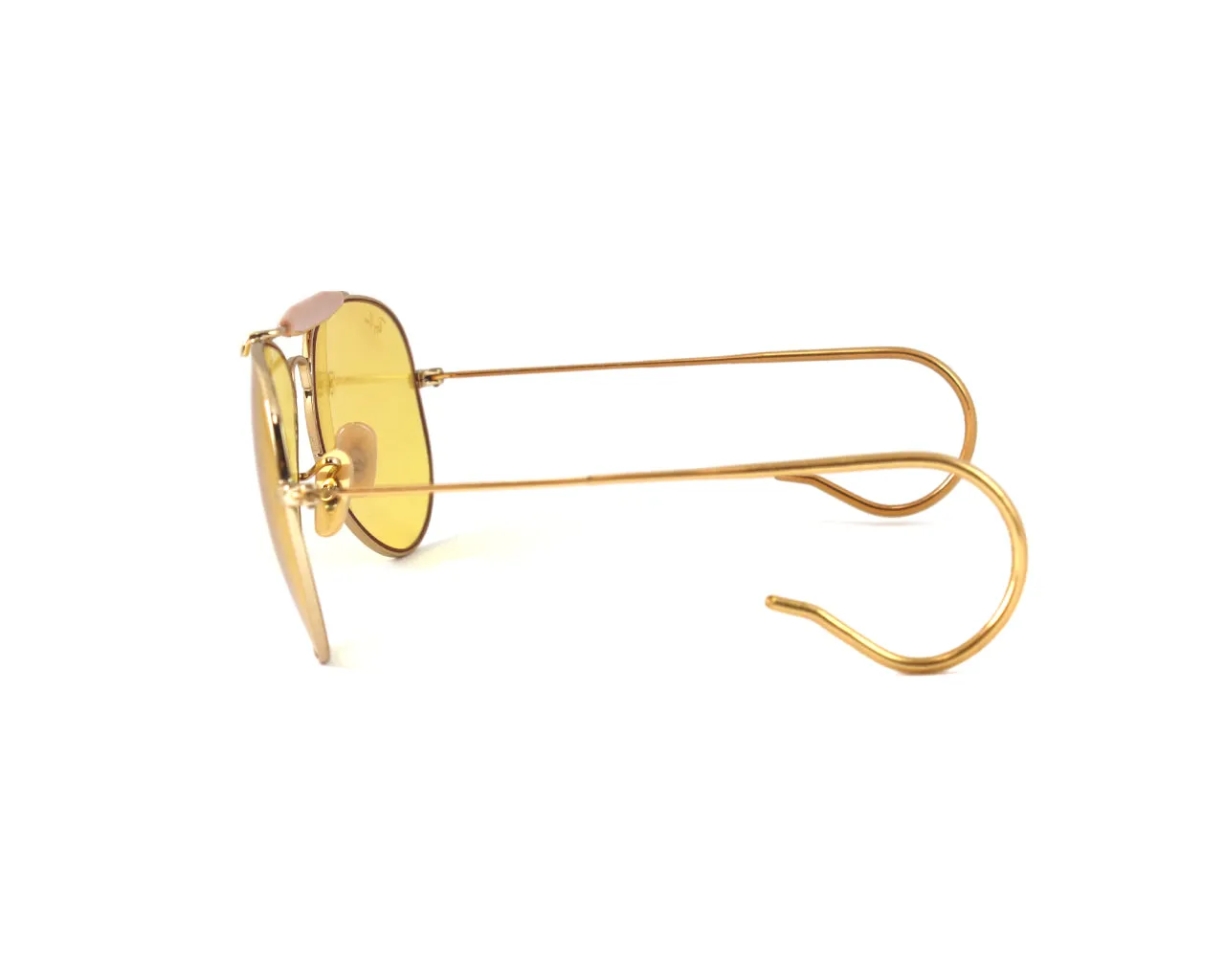 Ray - Ban RB3030 OUTDOORSMAN AMBERMATIC Yellow Occhiali da sole Metallo Oro Giallo Pilot Fotocromatiche - immagine 3