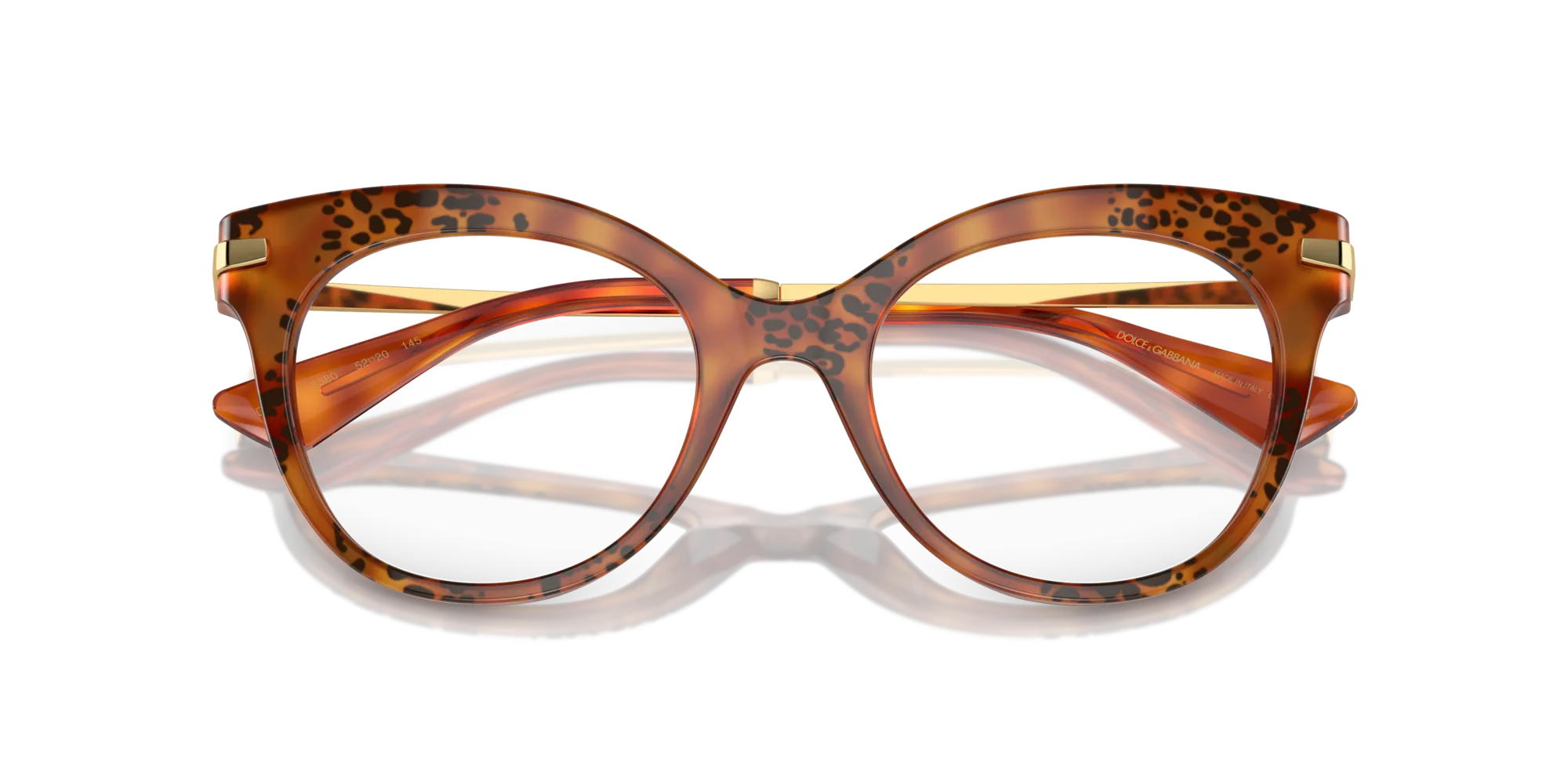 Dolce & Gabbana DG3392 3380 Montature da vista Acetato Tartaruga Trasparente Farfalla Normale - immagine 2