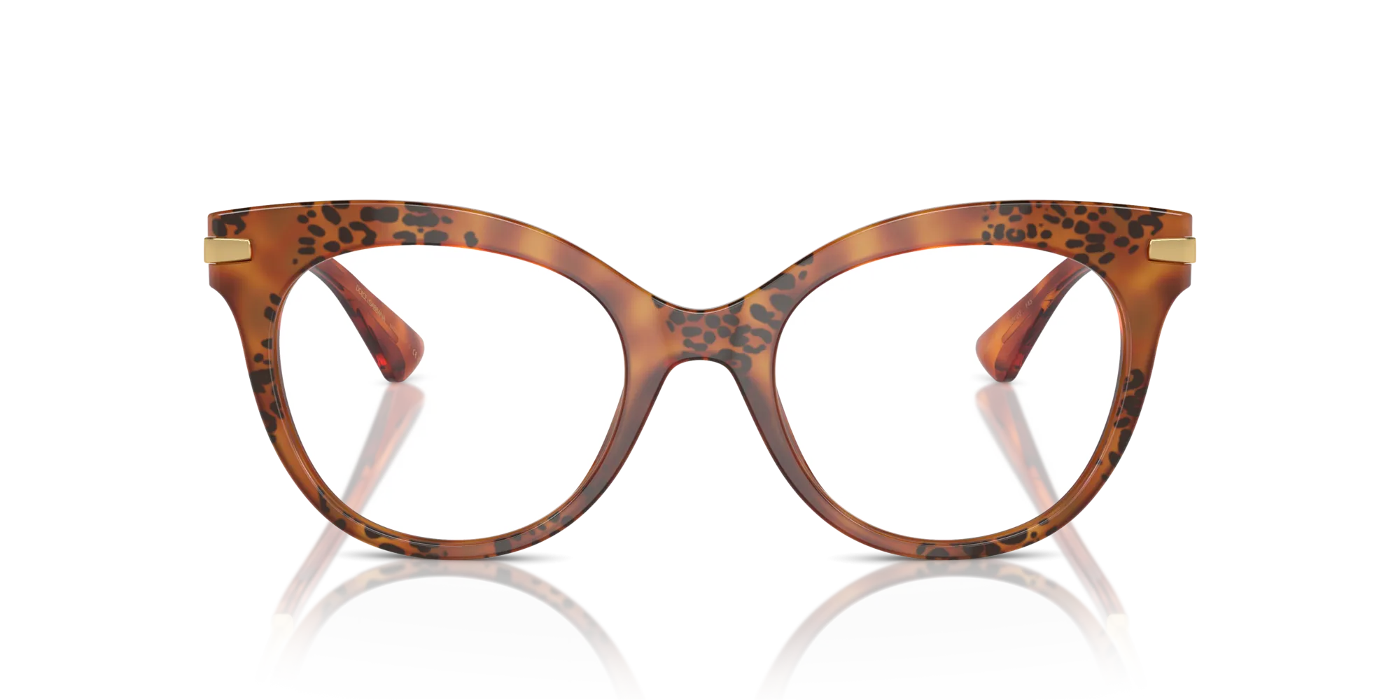 Dolce & Gabbana DG3392 3380 Montature da vista Acetato Tartaruga Trasparente Farfalla Normale - immagine 3