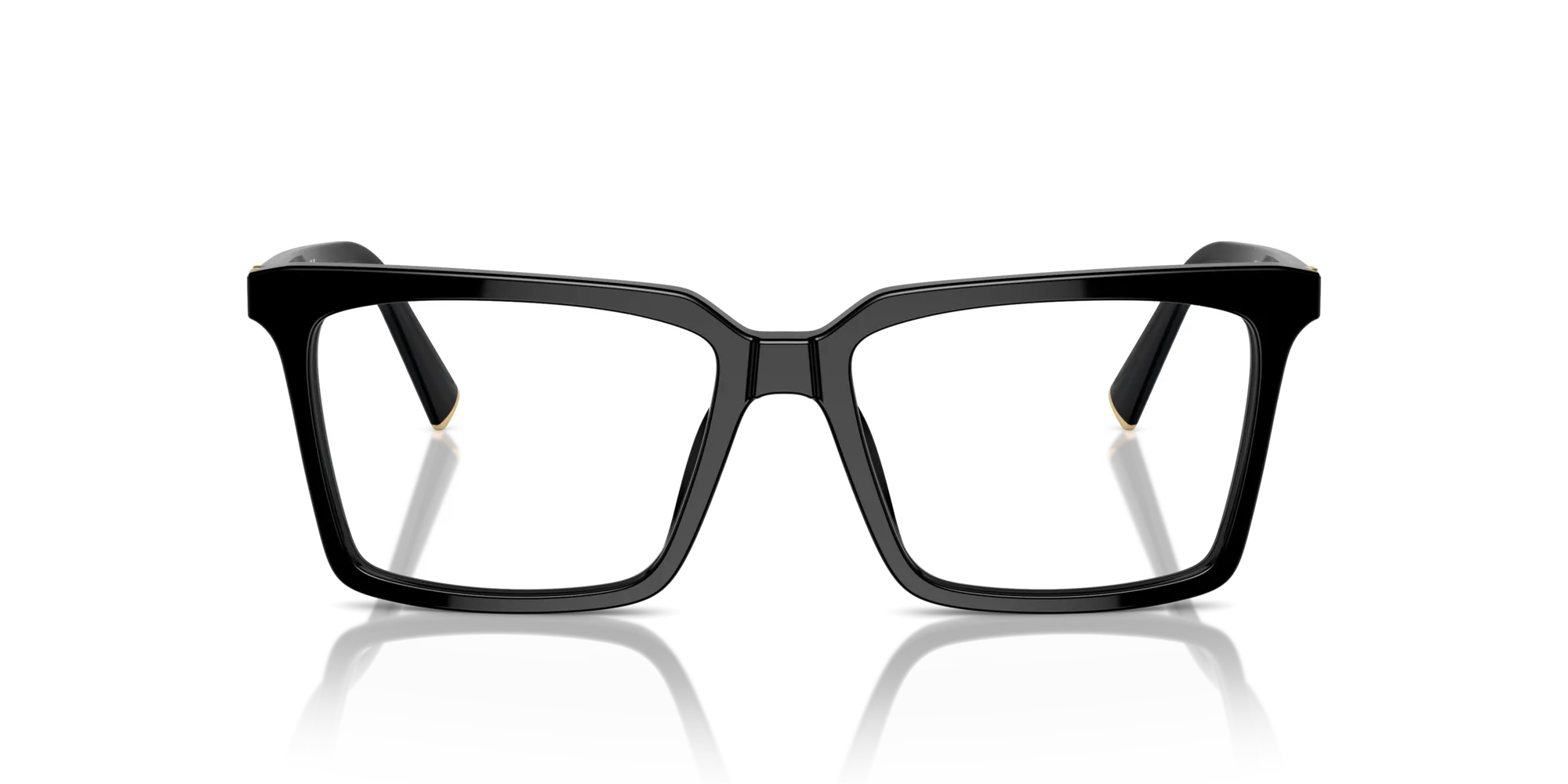 Miu Miu MU 08XV 16K1O1 Montature da vista Acetato Nero Trasparente Squadrata Normale - immagine 3