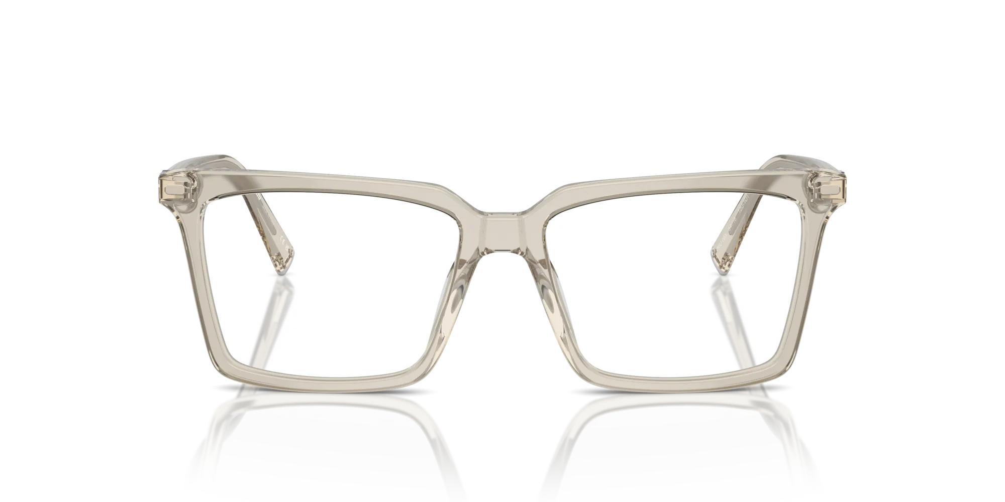 Miu Miu MU 08XV 12U1O1 Montature da vista Acetato Grigio Trasparente Squadrata Normale - immagine 3
