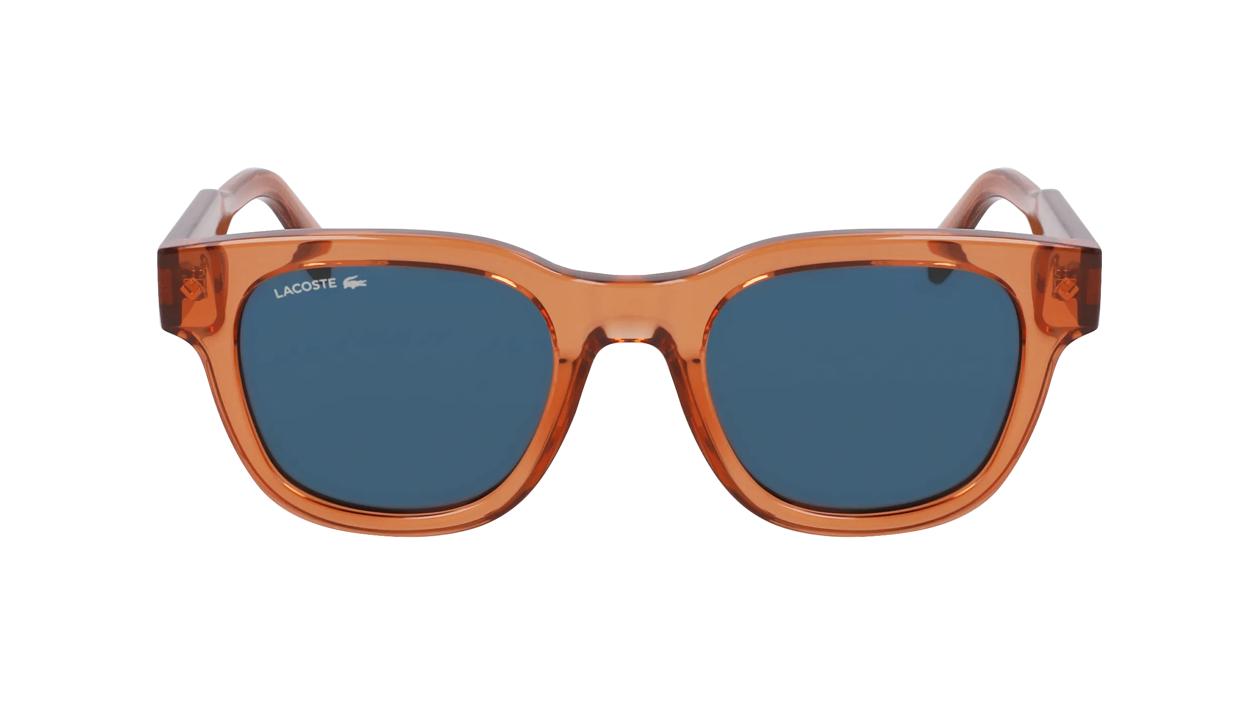 Lacoste L6023S 204 Occhiali da sole Bio-iniettato Marrone Blu Rotonda Normale - immagine 2