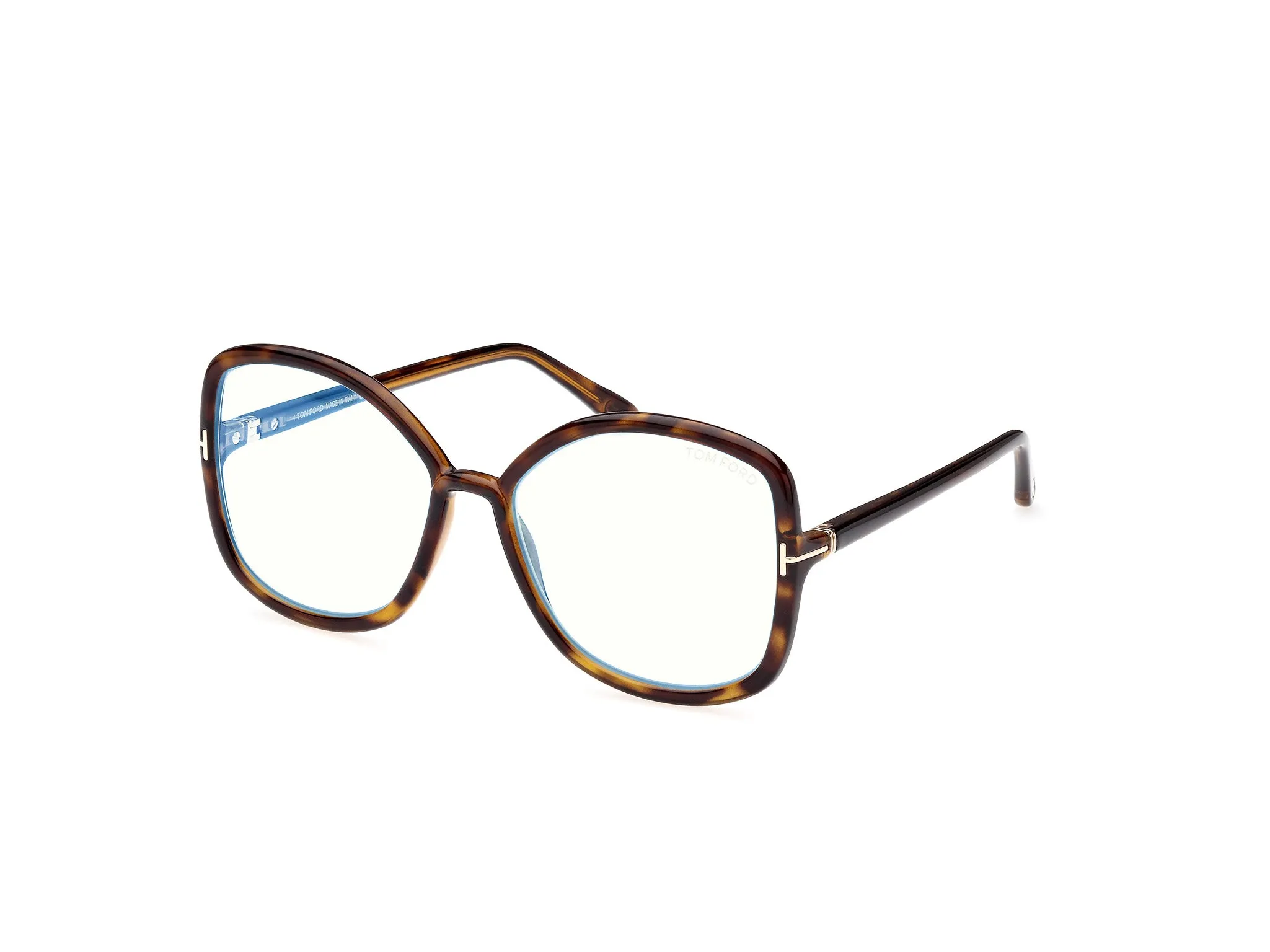 TOM FORD FT5845-B 52 Montature da vista Iniettato Havana Farfalla Normale - immagine 1