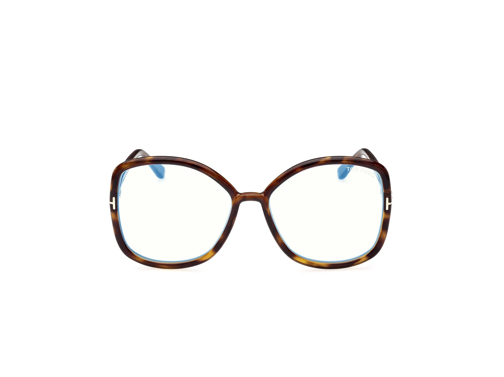 TOM FORD FT5845-B 52 Montature da vista Iniettato Havana Farfalla Normale - immagine 2