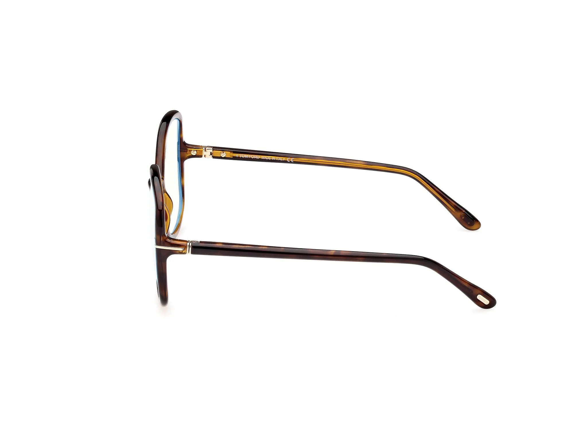 TOM FORD FT5845-B 52 Montature da vista Iniettato Havana Farfalla Normale - immagine 3