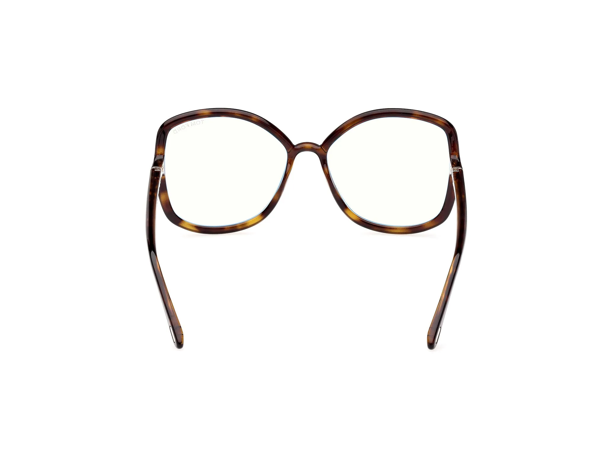 TOM FORD FT5845-B 52 Montature da vista Iniettato Havana Farfalla Normale - immagine 4