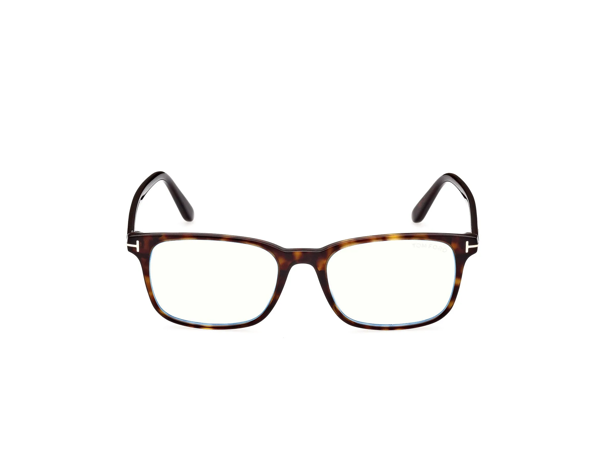 TOM FORD FT5831-B 52 Montature da vista Acetato Havana Squadrata Anti-luce blu - immagine 2